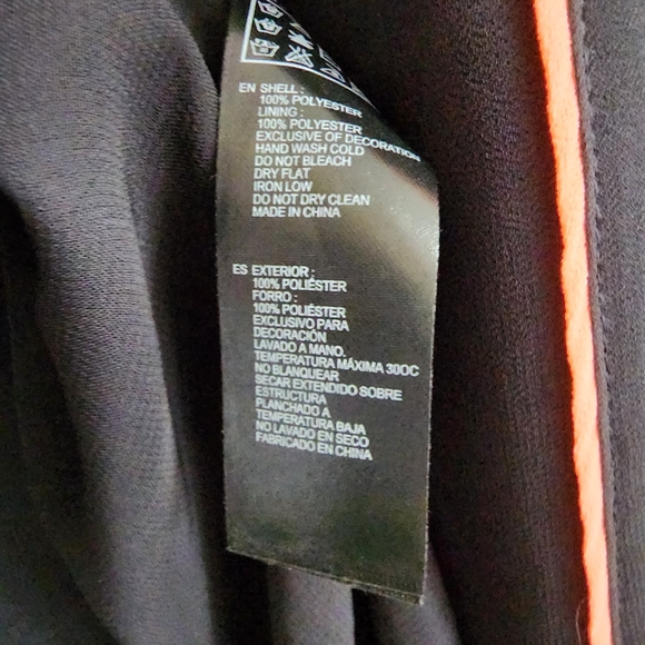 Forever 21 Black Embroidered Floral Kimono Large - Picture 7 of 8